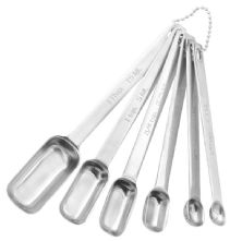 Stainless Steel Rectangular Measuring Spoon Set